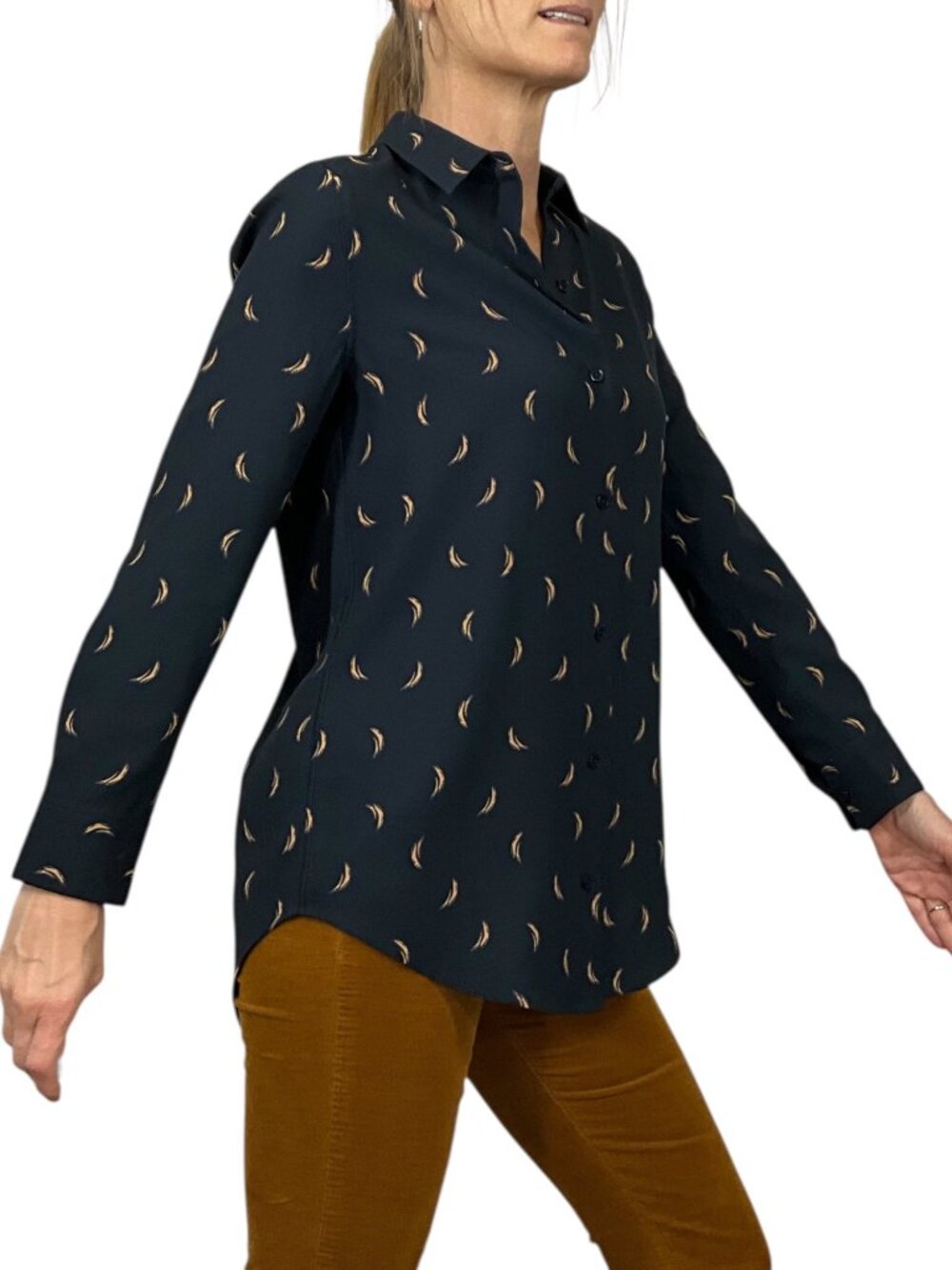 Equipment Femme Button Front Shirt Blouse XS Long Sleeve - Picture 5 of 16